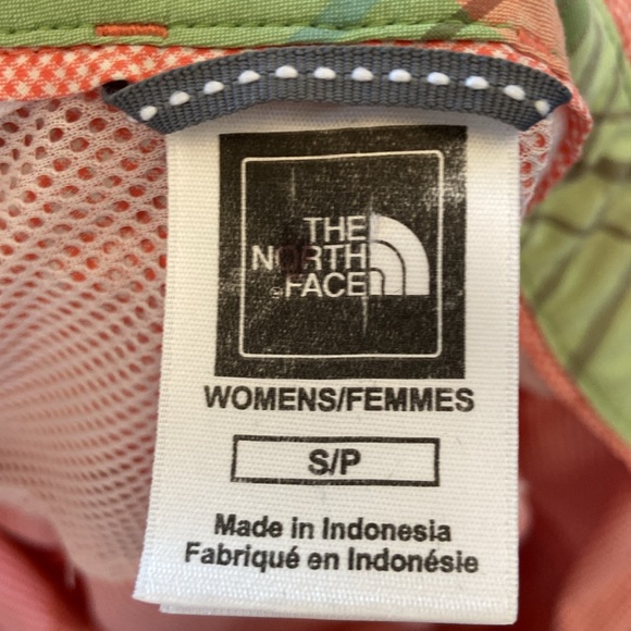 The North Face Womens Button Down Shirt Orange 100% Nylon Vapor Wick Logo Size S - Picture 9 of 12